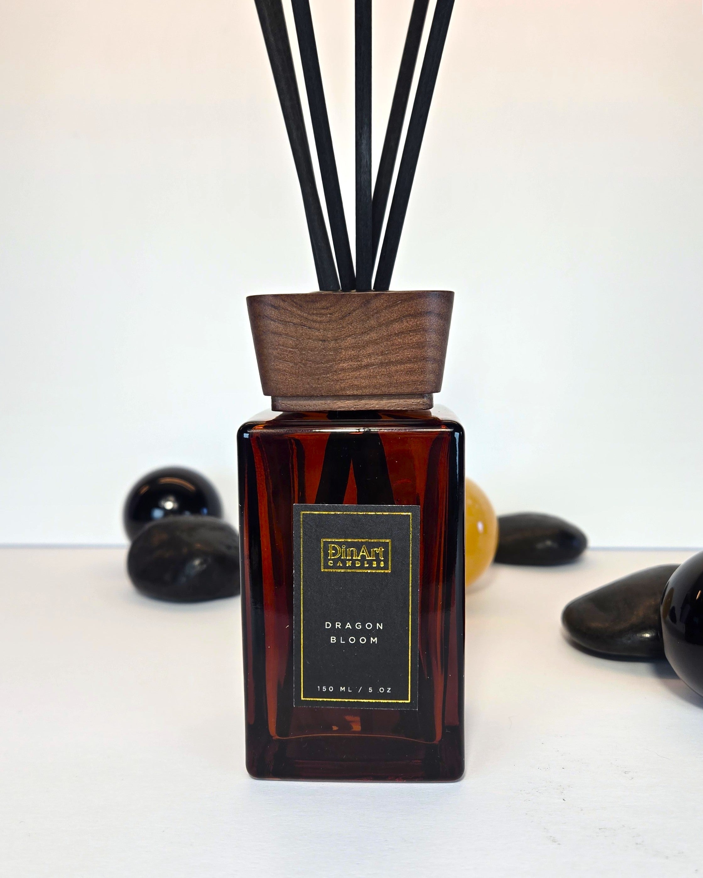 reed diffuser bottle front view