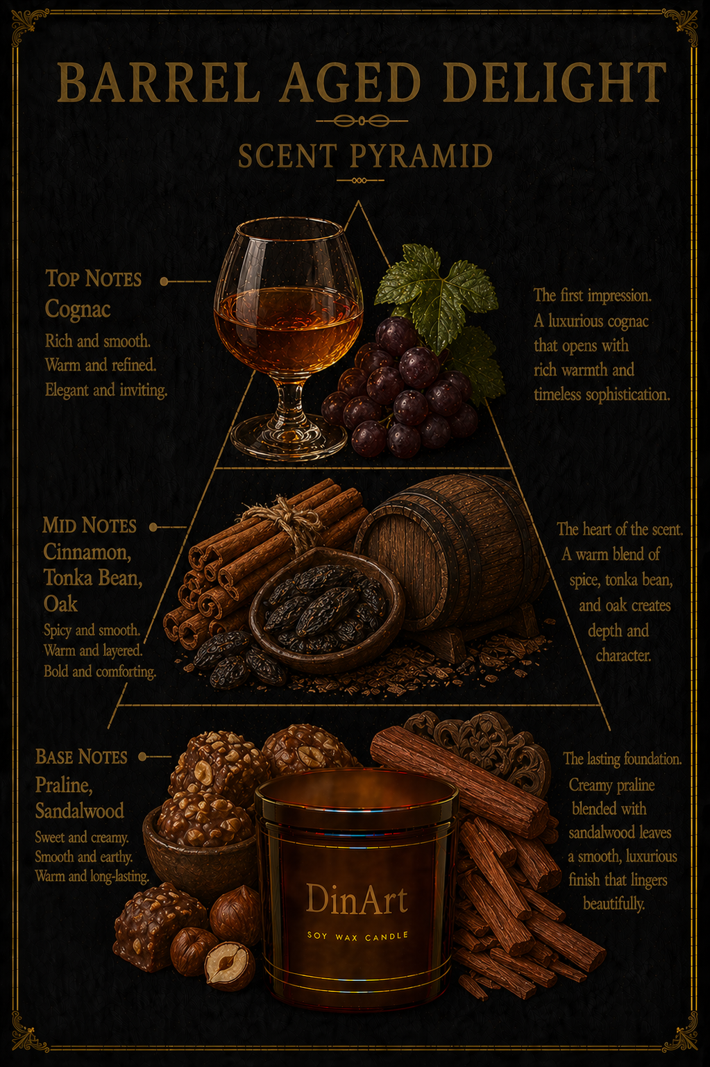 Coconut Apricot Candle - Barrel Aged Delight