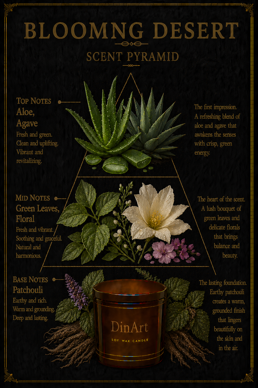 Coconut Apricot Candle - Blooming Desert