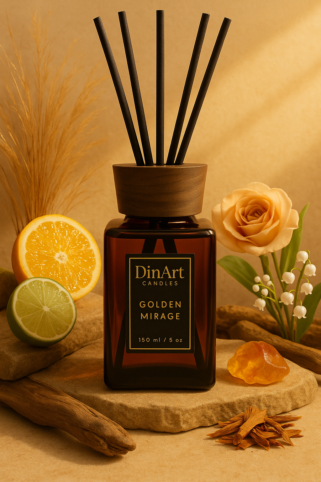 Reed Diffuser - Golden Mirage