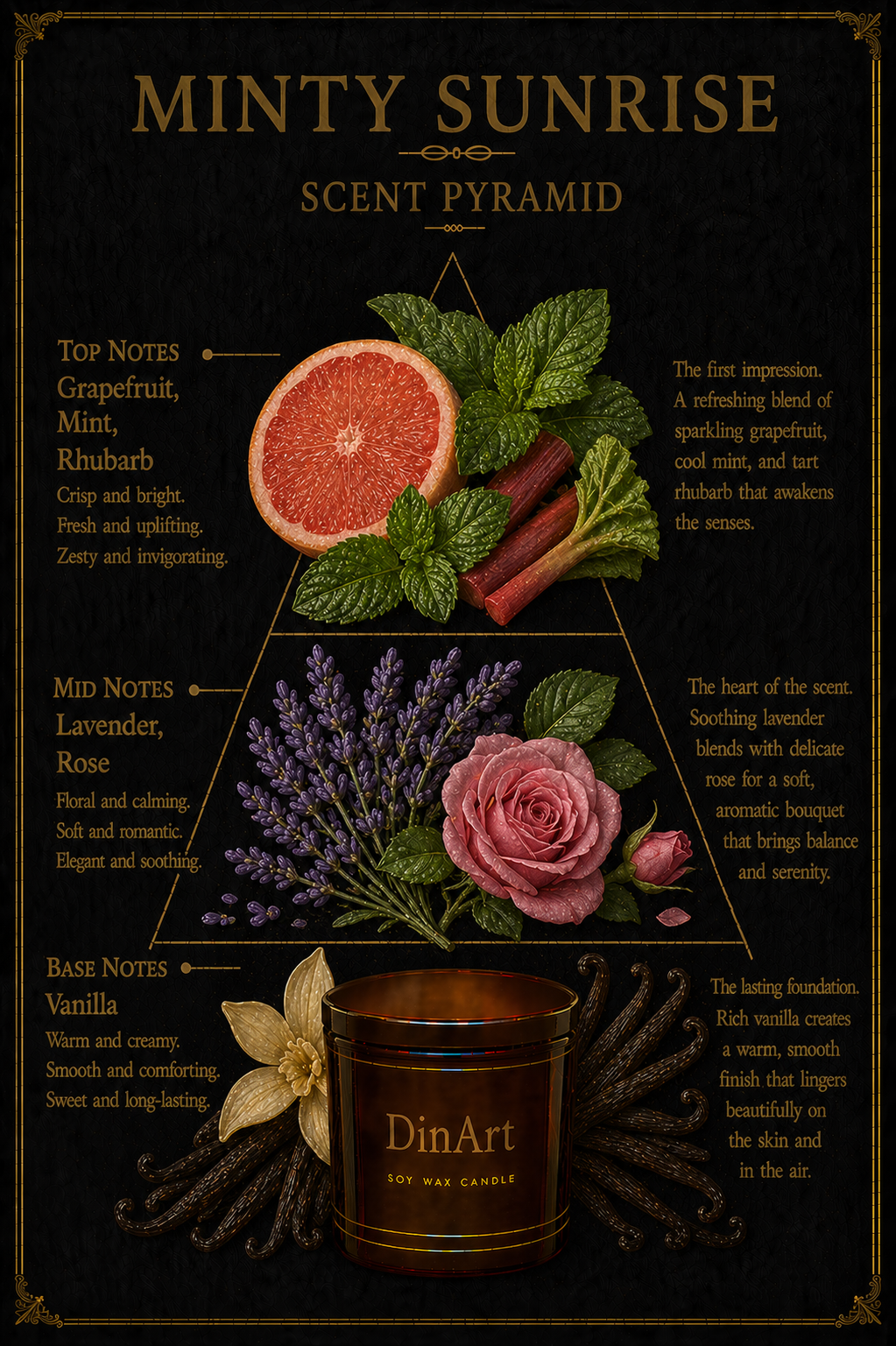 Coconut Apricot Candle - Minted Sunrise